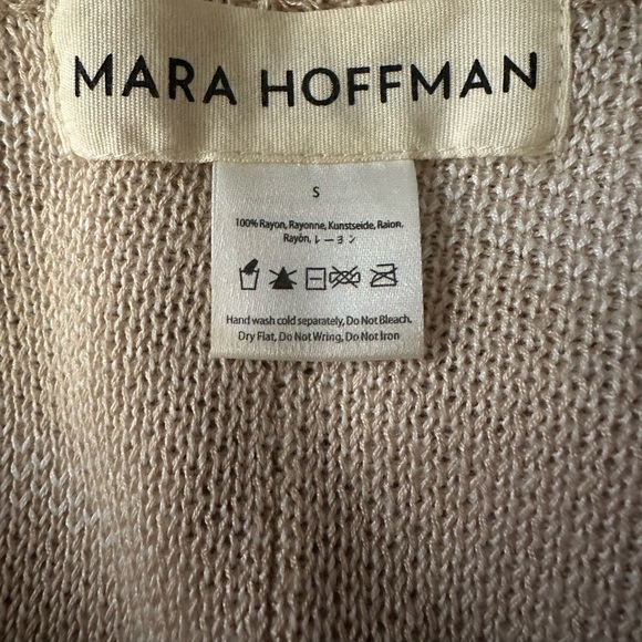 Mara Hoffman Star Long Cardigan San Color in Small - Picture 6 of 7
